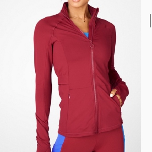 Fabletics- Trinity Cold Weather Performance Jacket- 3x -color Brick - Picture 7 of 10